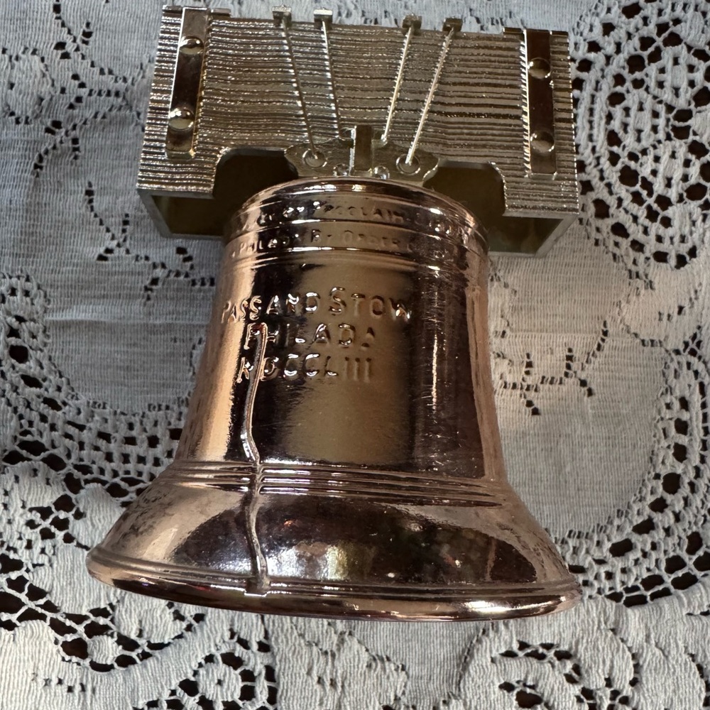 Avon Copper Liberty Bell Decanter